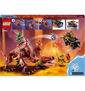Lego Ninjago - Dragone Di Lava Transformer Heatwave