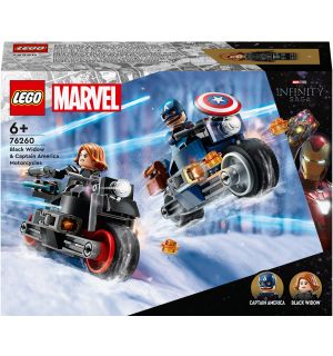 Lego Marvel Super Heroes - Motociclette Di Black Widow E Captain America
