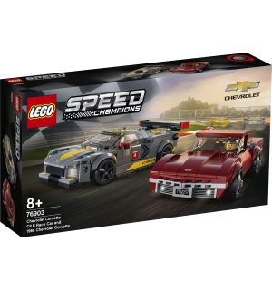 Lego Speed Champions - Chevrolet Corvette C8.R e 1968 Chevrolet Corvette