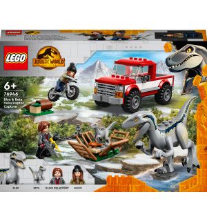 Lego Jurassic World - La Cattura Dei Velociraptor Blue E Beta