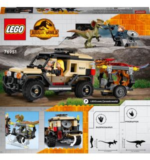 Lego Jurassic World - Trasporto Del Piroraptor E Del Dilofosauro