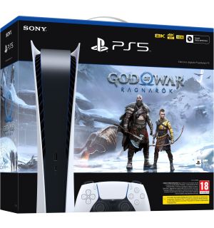 Playstation 5 + God Of War Ragnarok (Digital Edition, C Chassis)