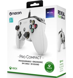 Nacon Pro Compact Controller (Bianco, Series X/S, One)