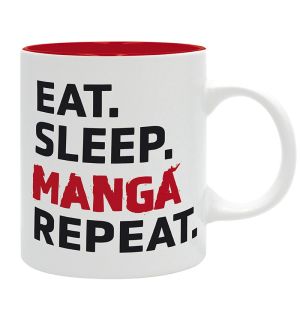 Tazza Asian Art - Eat Sleep Manga Repeat 