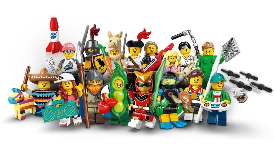 Lego Nuovo Figure Mini 1-500 Personaggi Misto Teste Busti Gambe Capelli Serie 