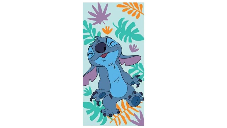 Disney Lilo & Stitch - Stitch Foglie - Telo Mare