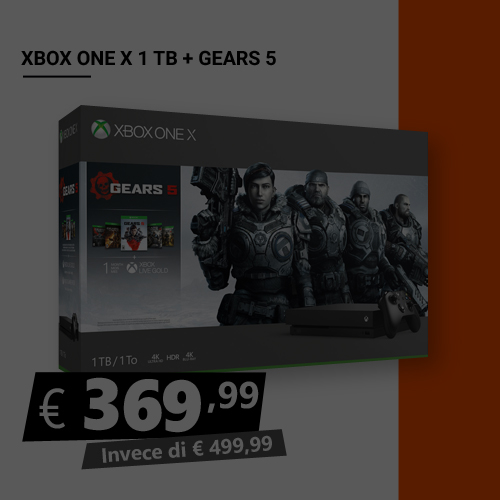 Offerta Xbox One X 1TB più Gears 5